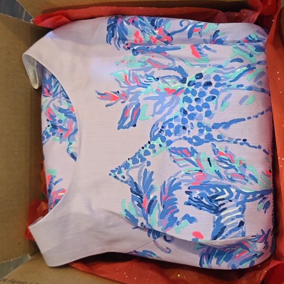 Lilly Pulitzer Lilac Verbena Fruity Monkey Mila Dress Sz 10 NWT - Picture 7 of 7
